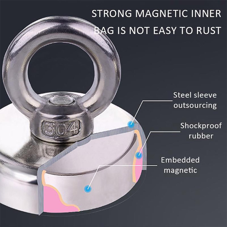 Strong Neodymium Round Fishing Magnet