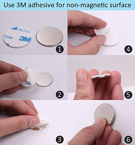 Round Self Adhesive Magnets