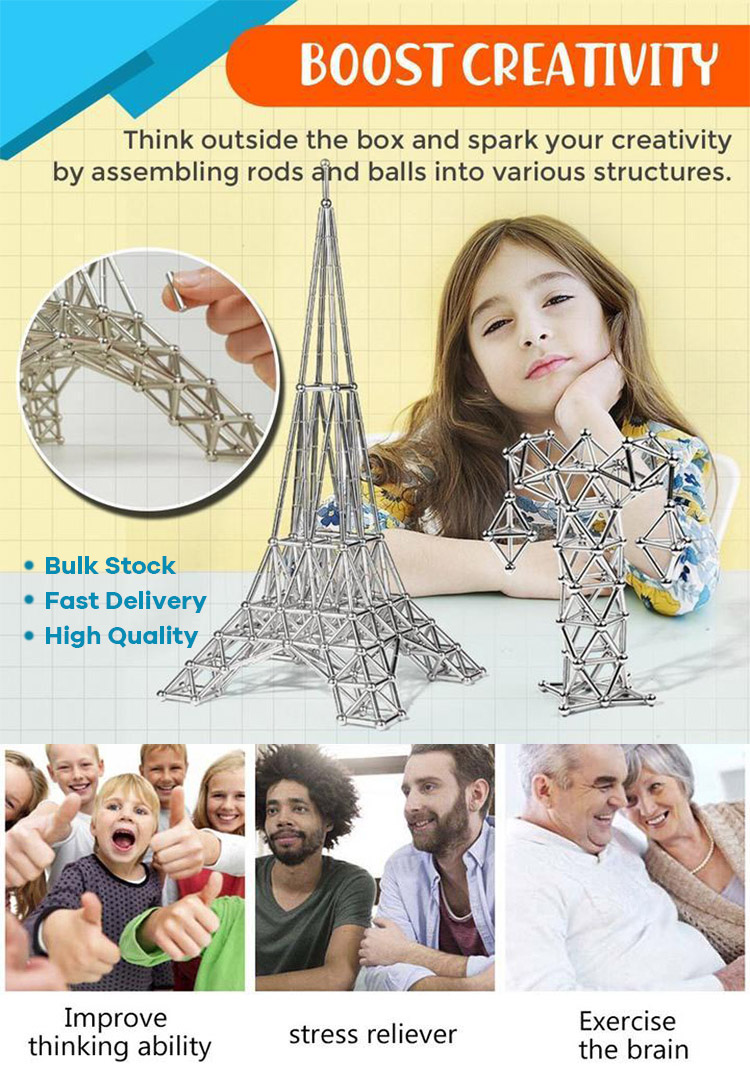 Magnetic Sticks And Steel Balls 